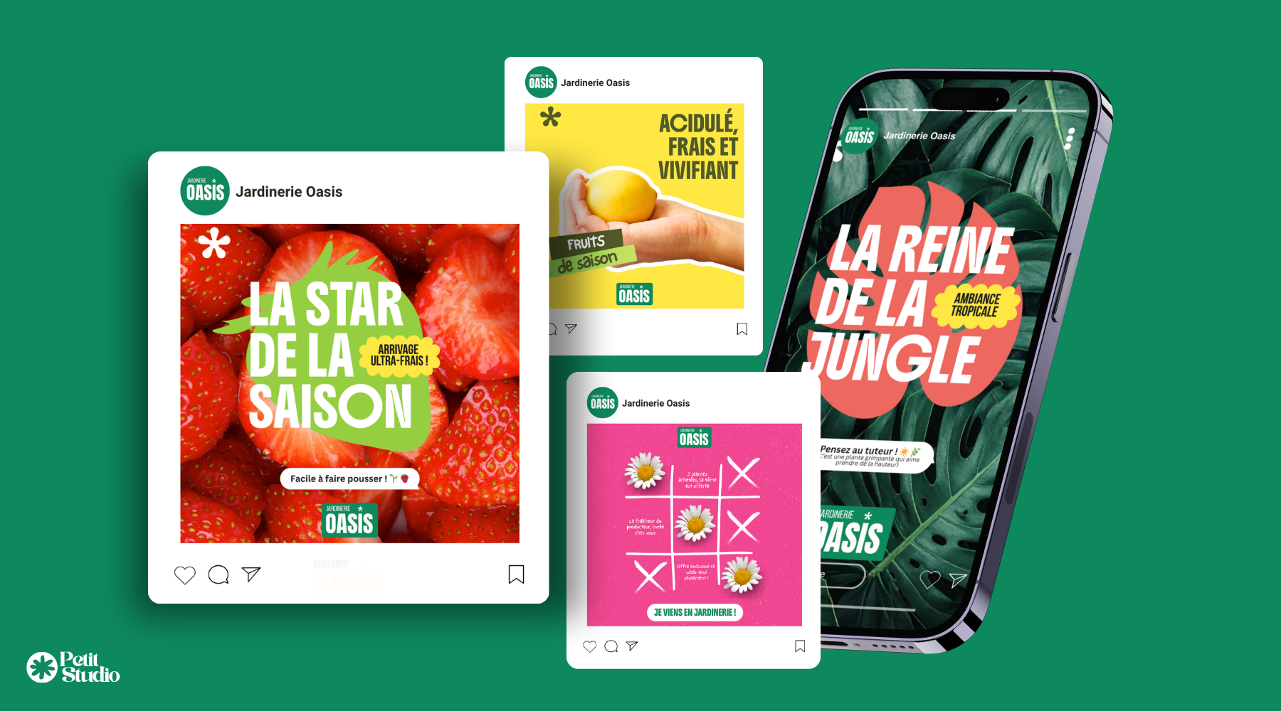 120 Templates Canva Jardinerie & Fleuriste | Kit Réseaux Sociaux